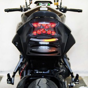 Kawasaki ZH2 Fender Eliminator - New Rage Cycles - Standard License Plate Bracket - Black - `20-`27